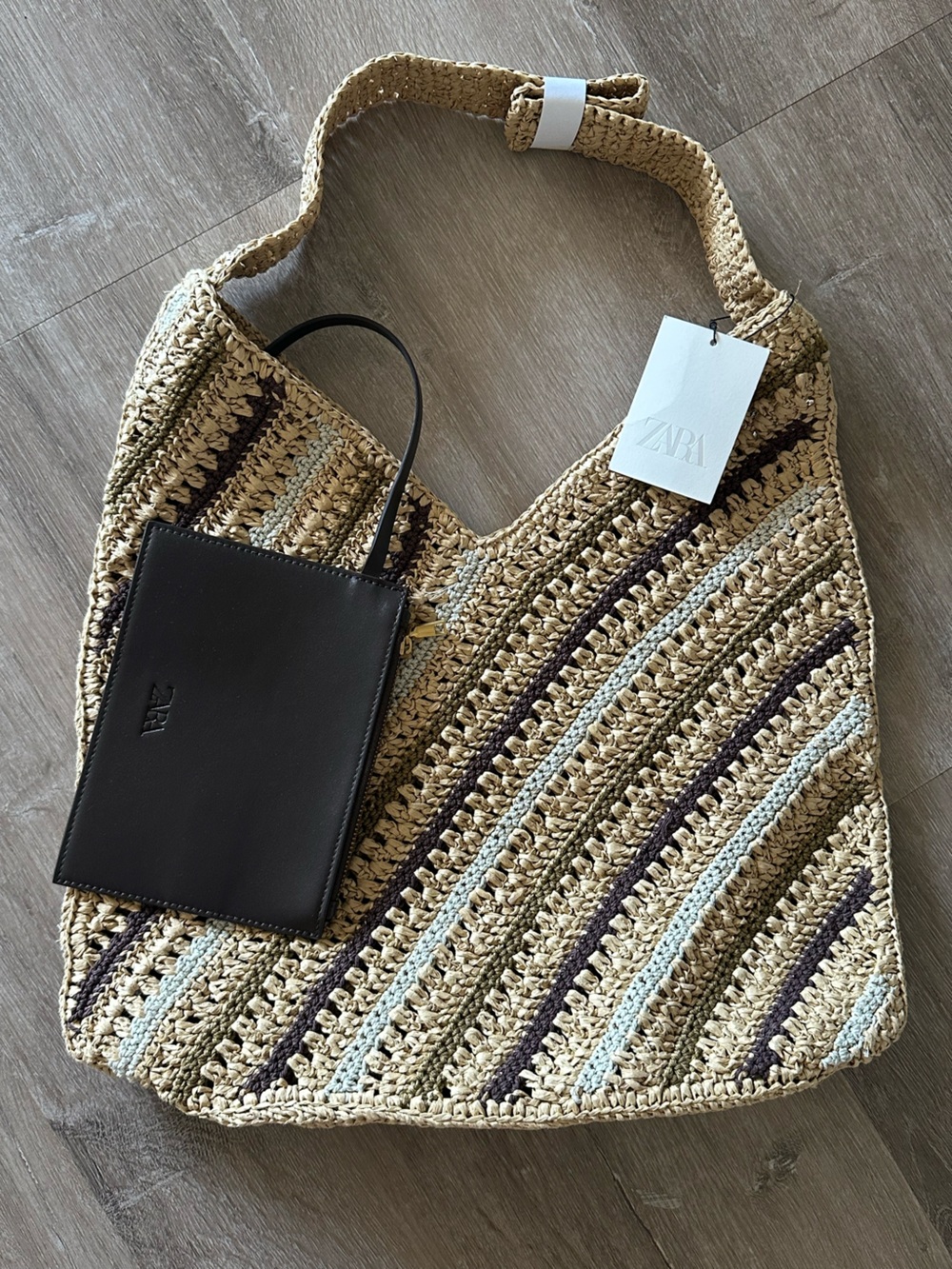 Zara Color Woven Body Bag